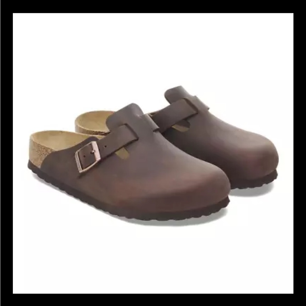 BIRKENSTOCK BOSTON Habana oiled leather-size: 
EU:37 US:6.5 Soft Footbed. NIB! - Picture 5 of 13